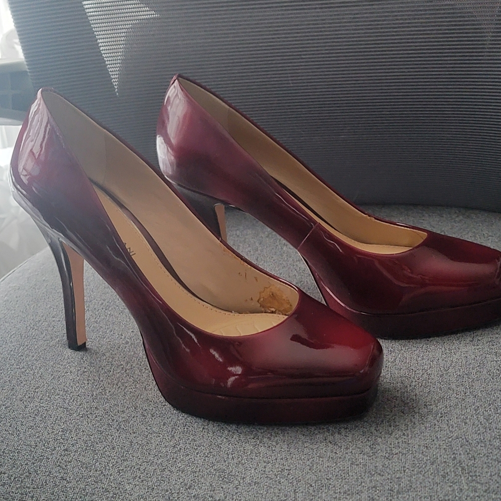 Antonio Melani Four Inch Red Heels